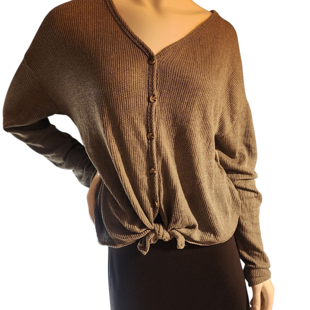 Mudd Green Knit Sweater